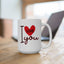 Valentine's Day Mug - I Love You Heart Graphic