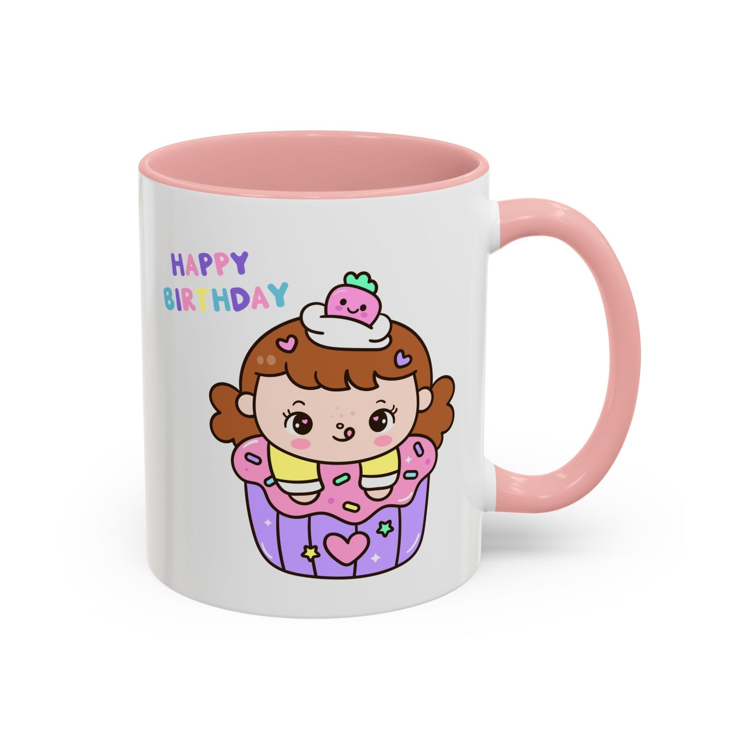 Birthday Mug - Cute Girl Cupcake