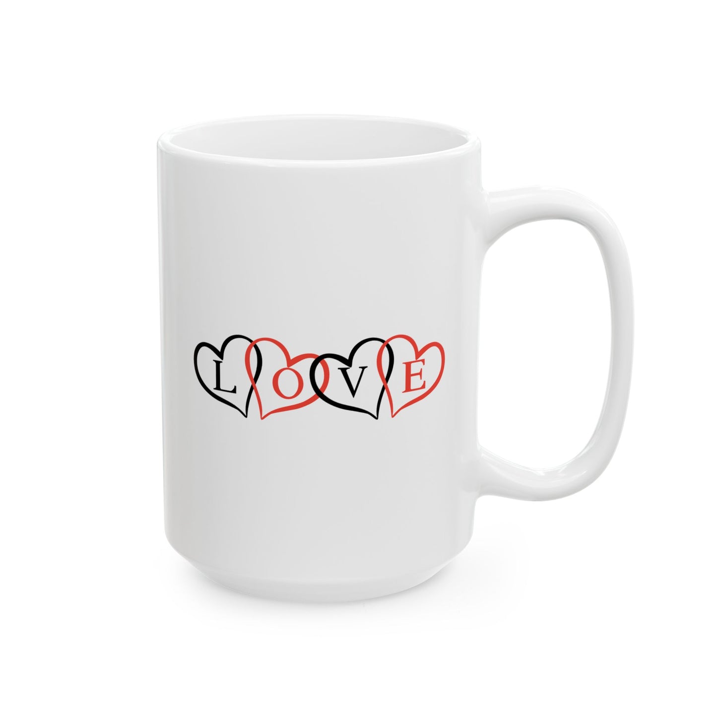 Valentine's Day Mug - Love Hearts