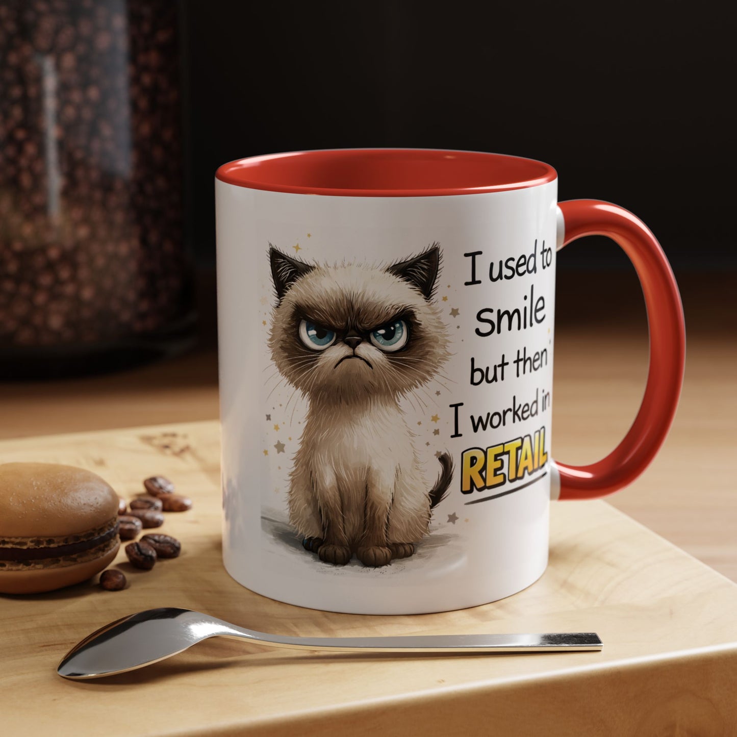Humor Mug - I Used To Smile
