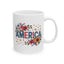 4th of July Mug - Floral America