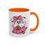Halloween Mug - Ghost With Pink Bow