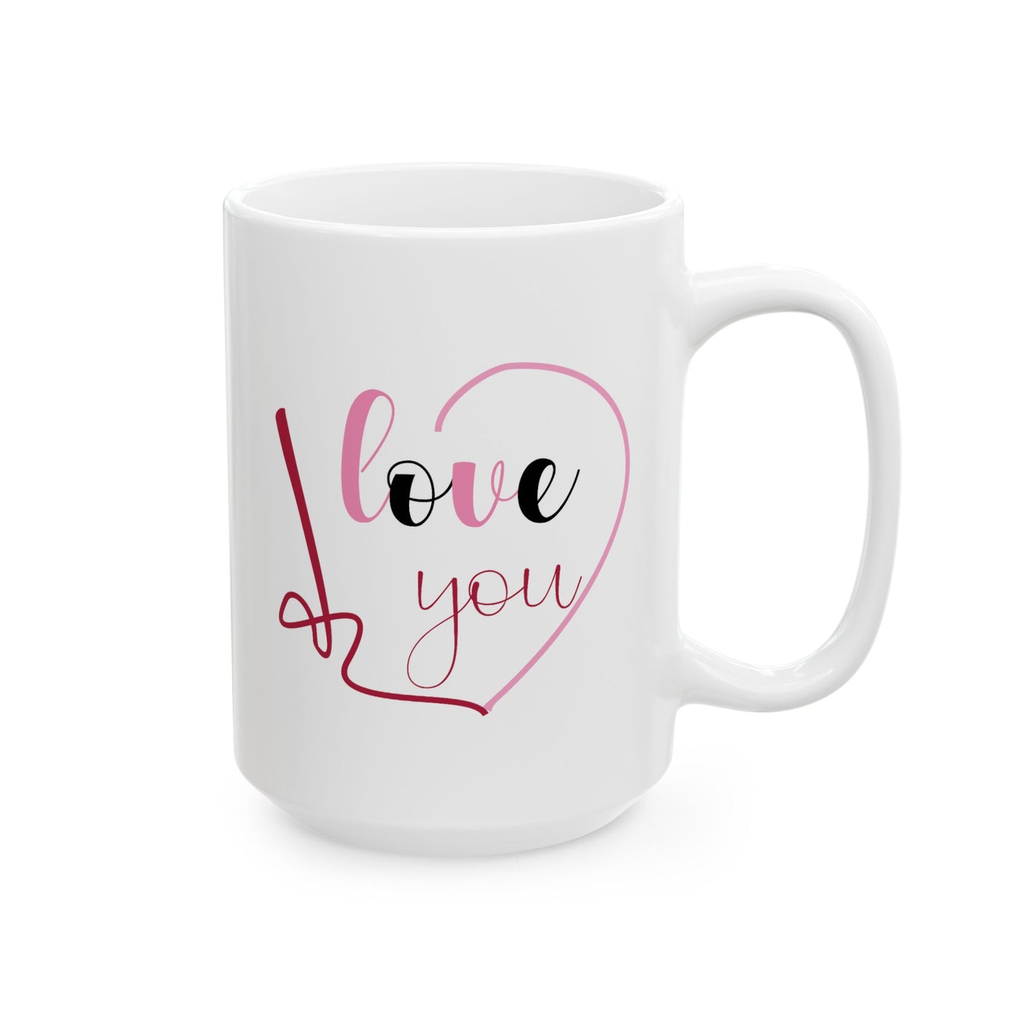 Anniversary Mug - I Love You Graphic