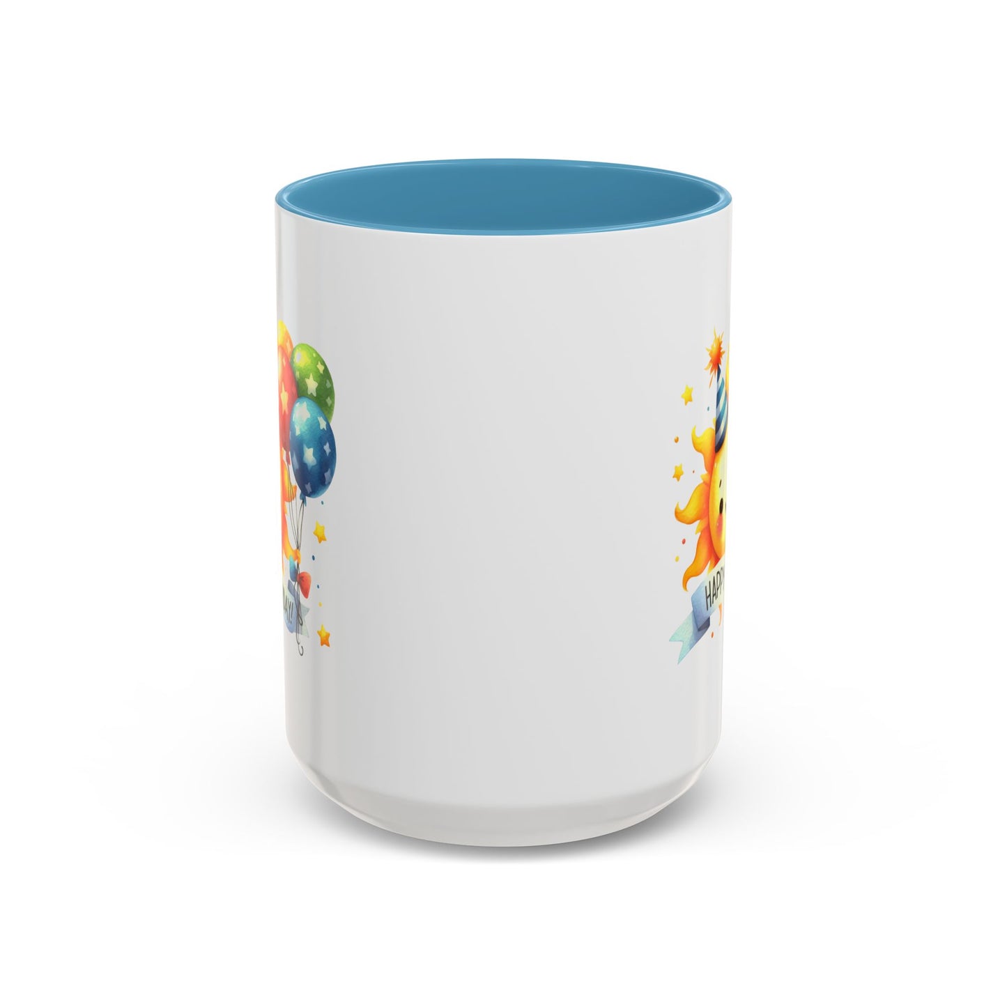 Birthday Mug - Happy Birthday Sun & Balloons