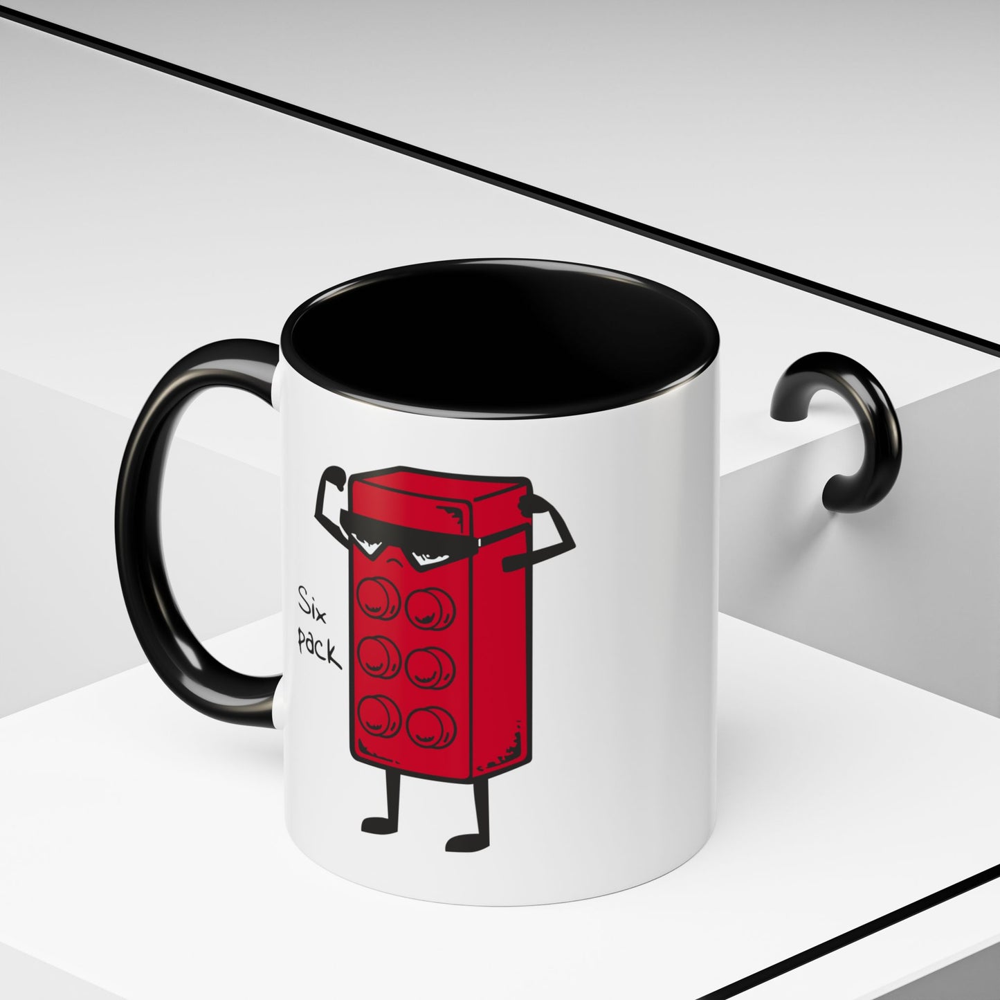 Humor Mug - Six Pack Lego Block