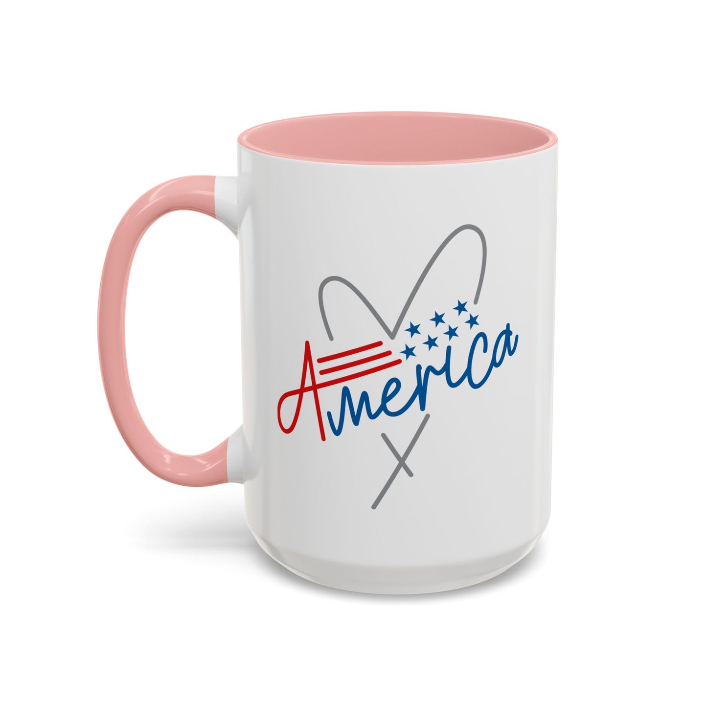 4th of July Mug - America Heart