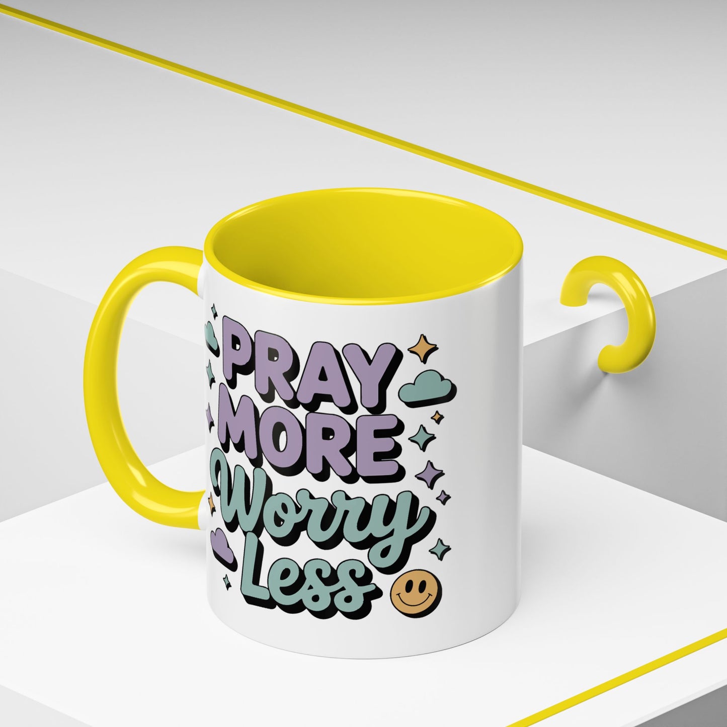 Motivation Mug - Pray More Worry Less