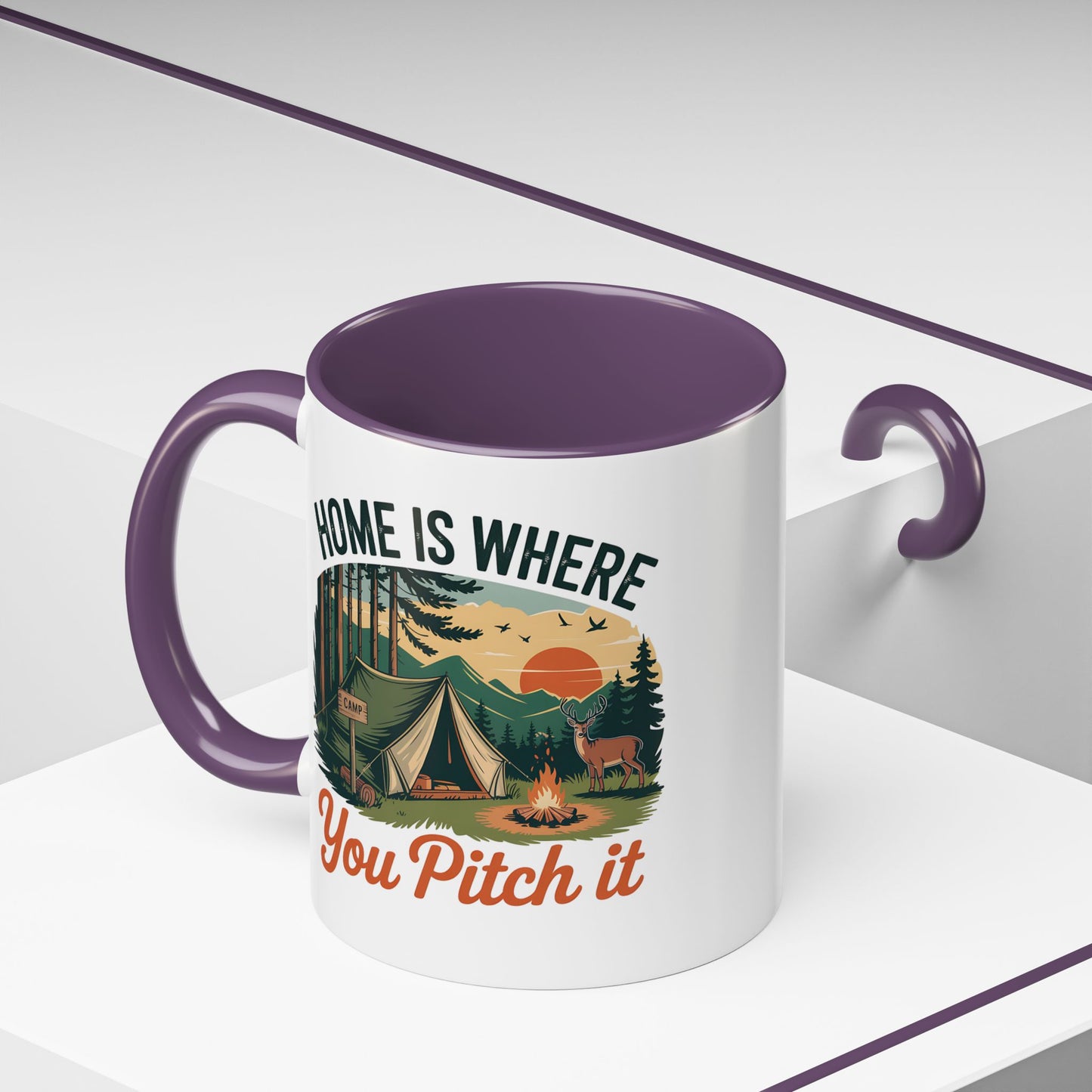 Adventure Mug - Home Is Where You Pitch It