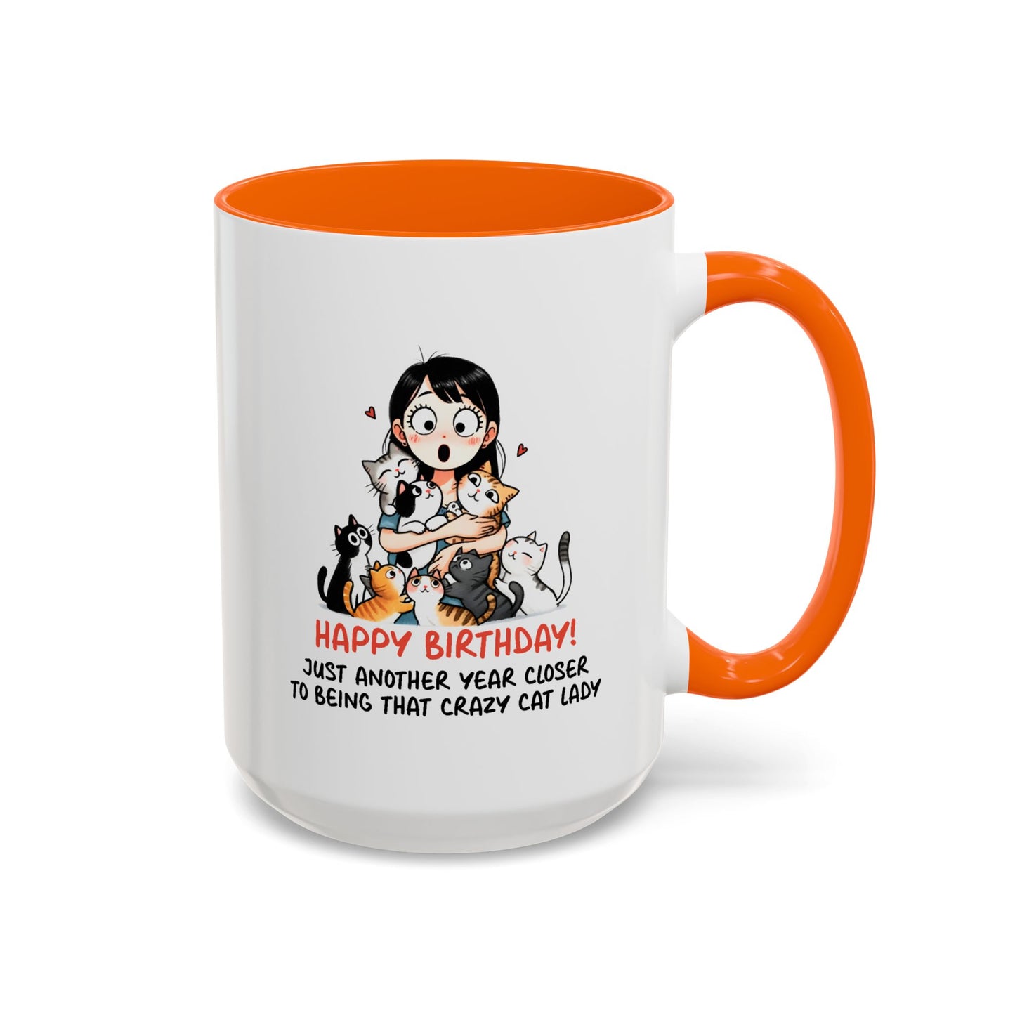 Birthday Mug - Crazy Cat Lady