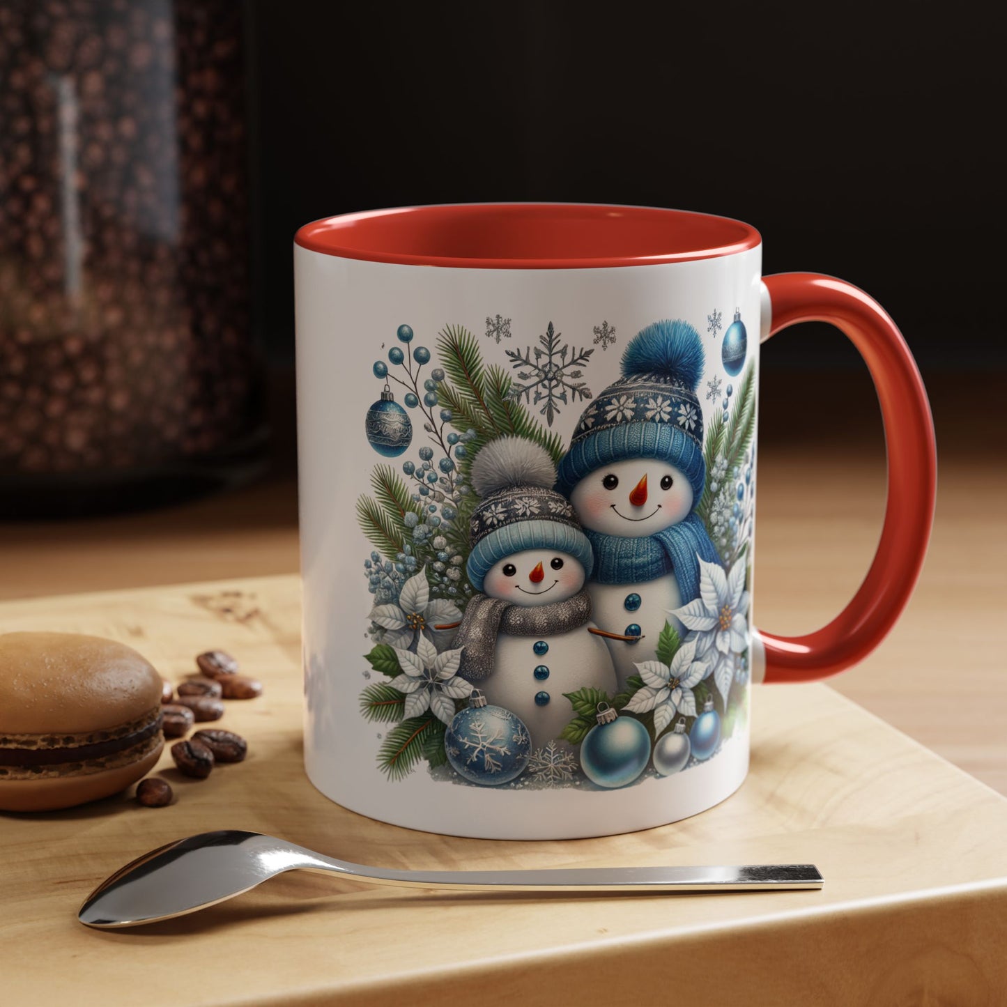 Christmas Mug - Blue Snowman Child