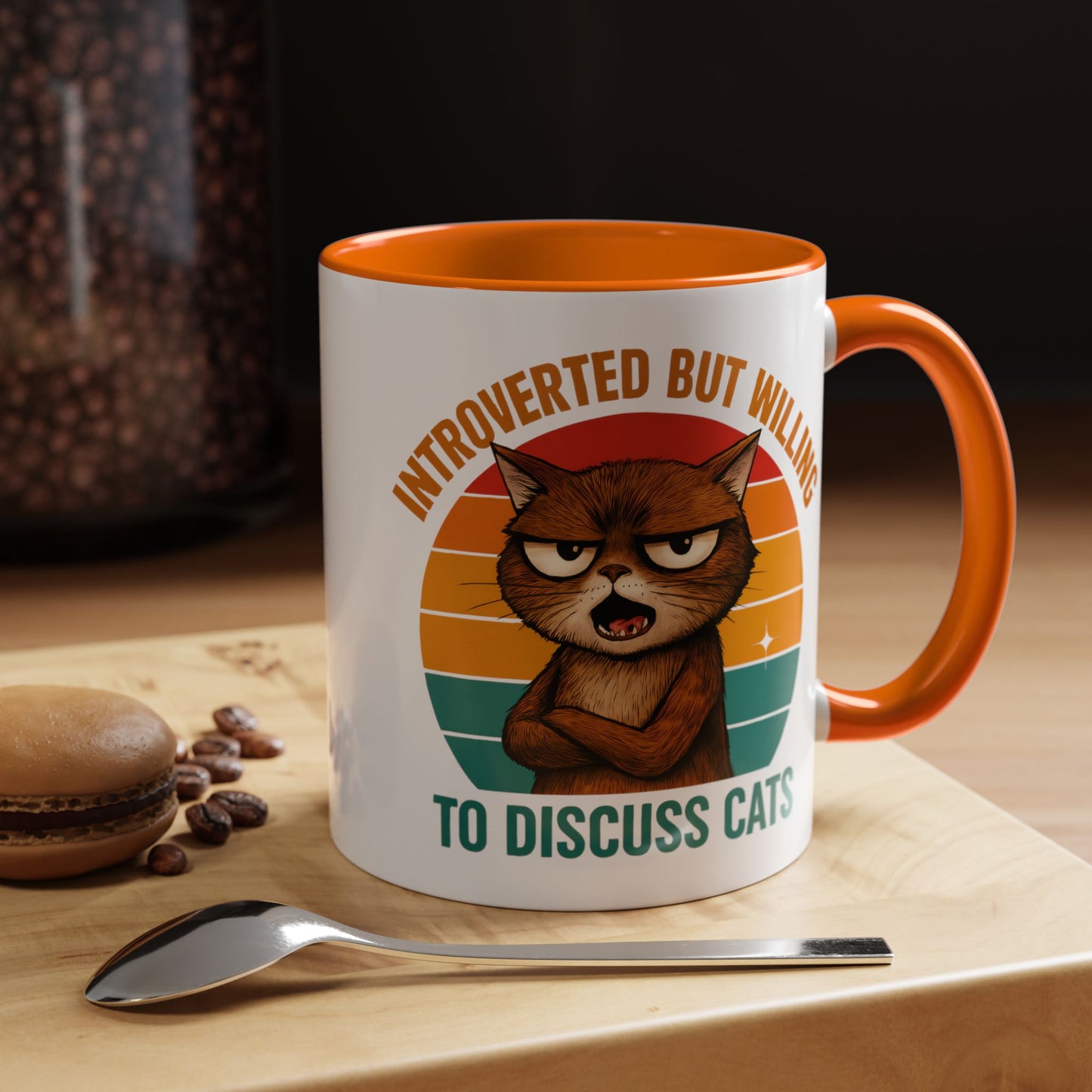 Animal Mug - Introverted But Willing To Discuss Cats