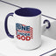 Religious Mug - One Nation Flag Cross