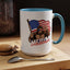 4th of July Mug - Bigfoot USA Flag