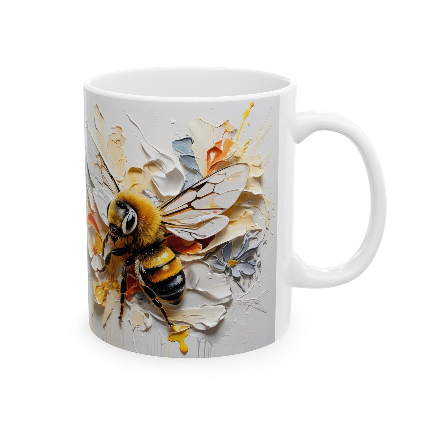 Artistic Mug - Bee Oil Painting