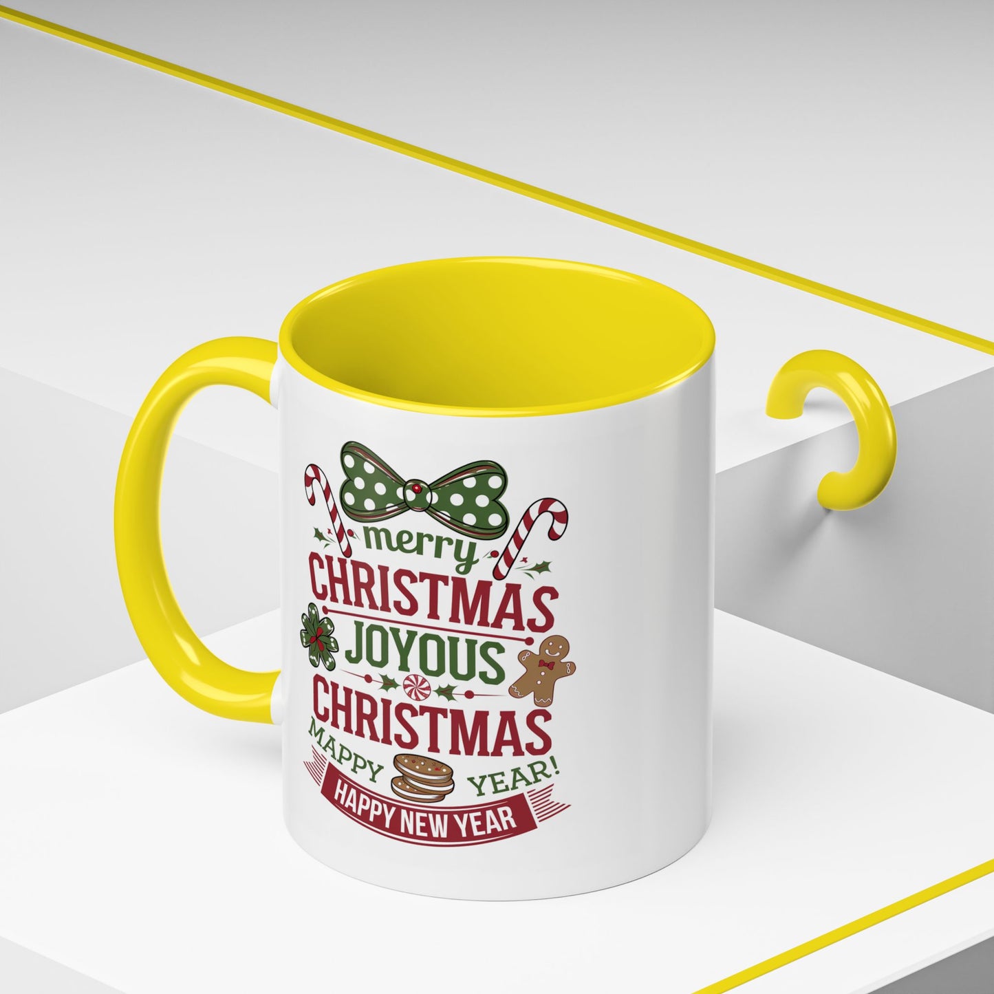 Christmas Mug - Merry Christmas Joyous Christmas Happy New Year