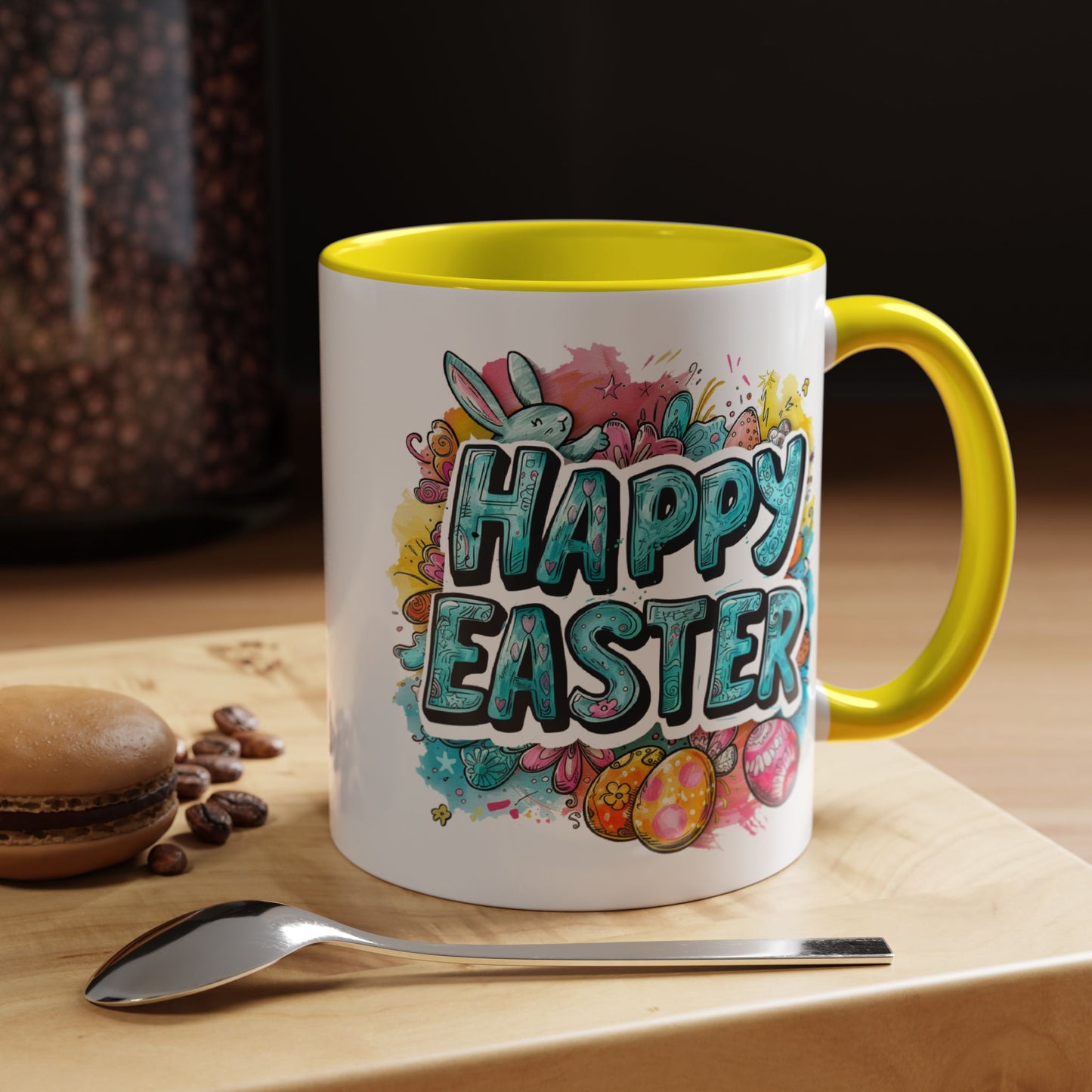 Easter Mug - Happy Easter Blue