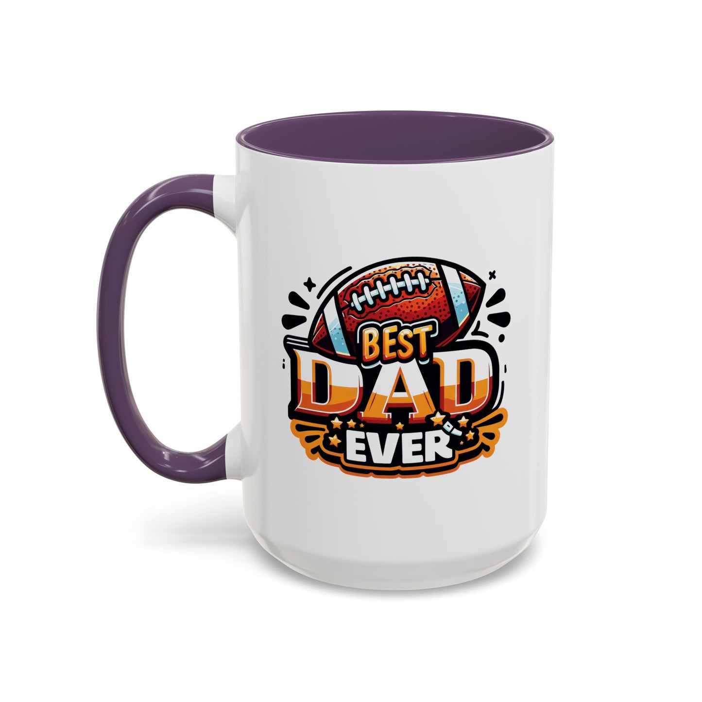 Father's Day Mug - Best Dad Ever Football