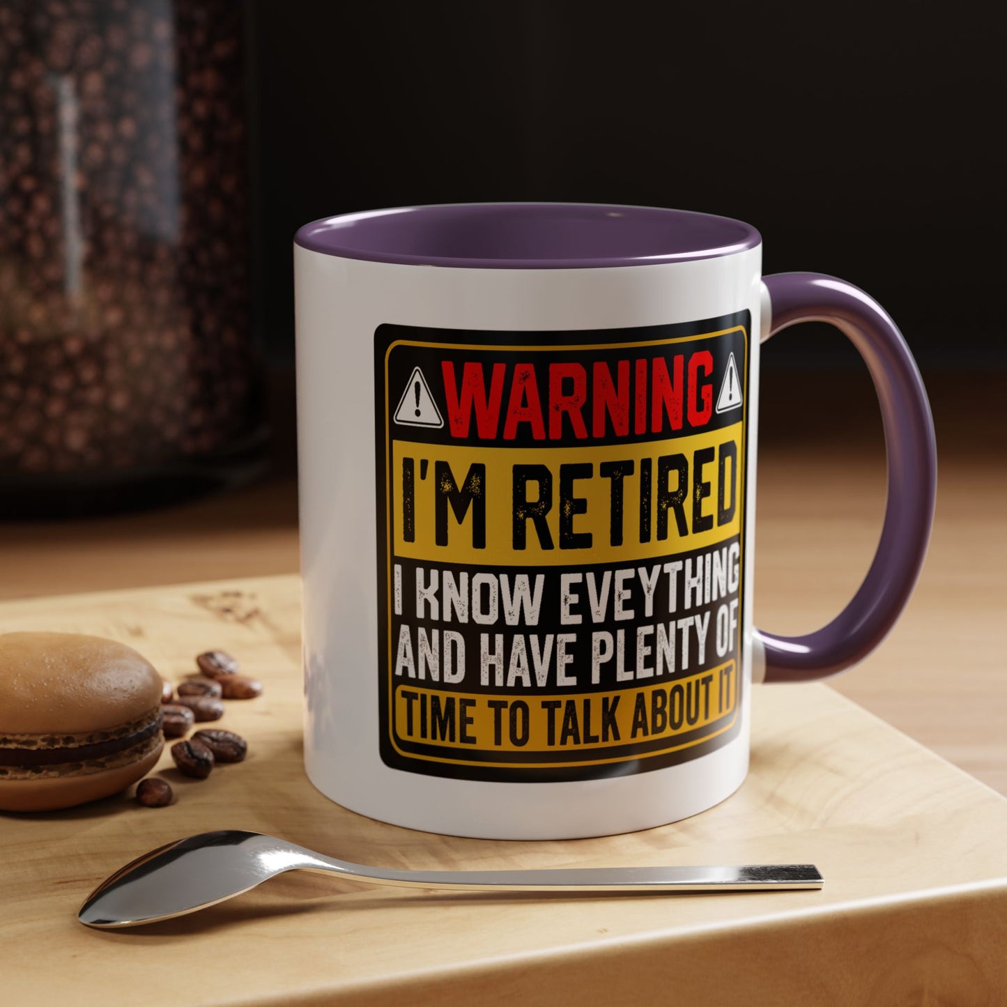 Office Mug - Warning I'm Retired