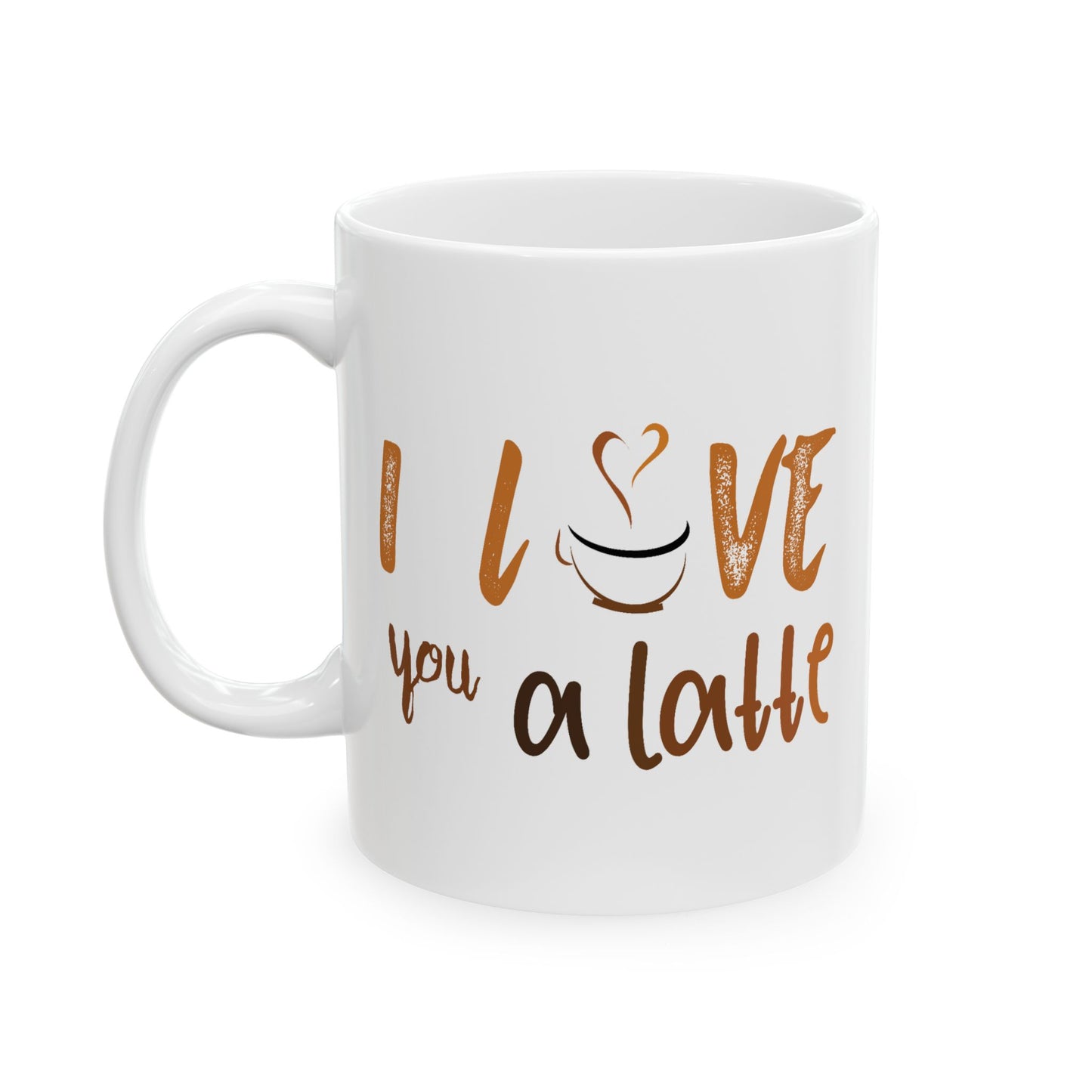 Valentine's Day Mug - I Love You A Latte