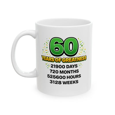 Birthday Mug - 60 Years of Greatness