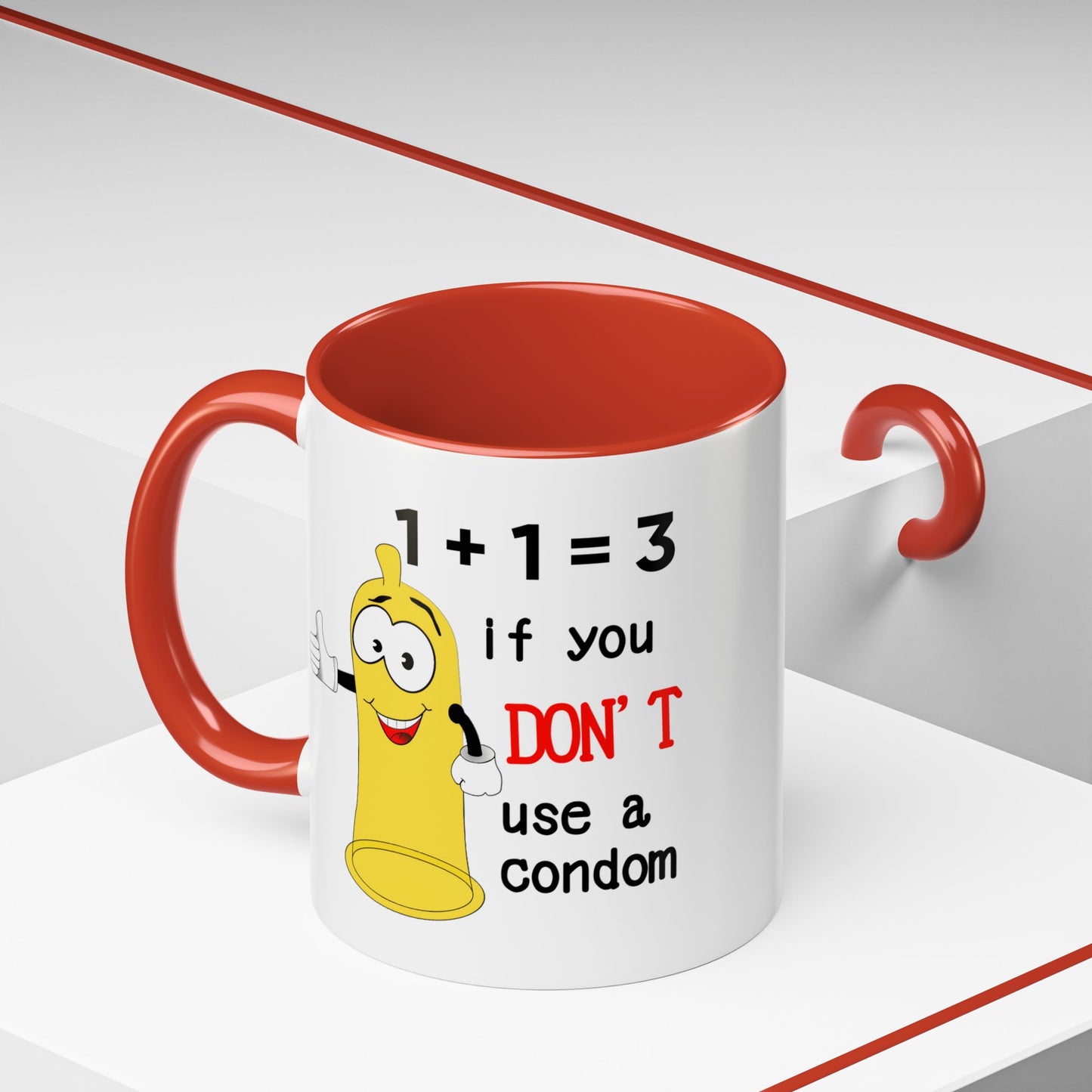 Adult Mug - One Plus One Equals Three