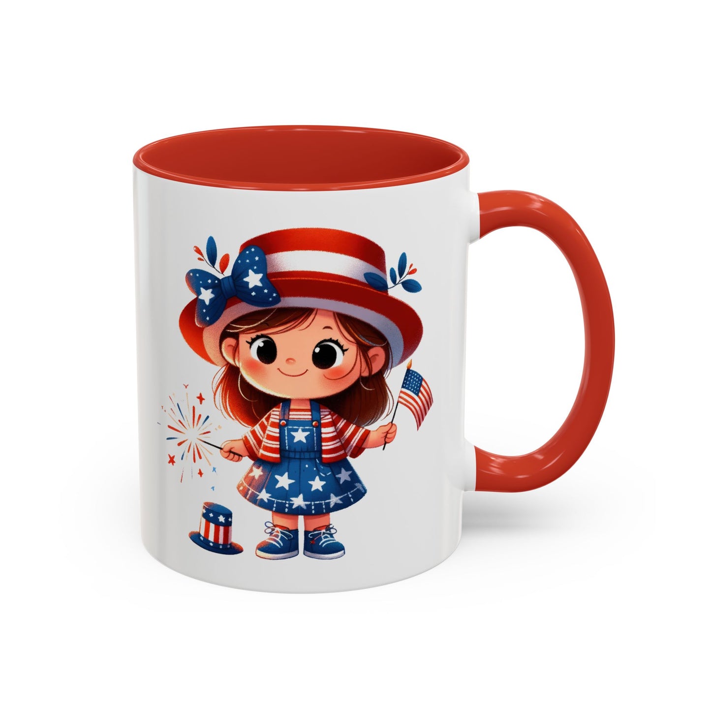4th of July - American Girl Flag