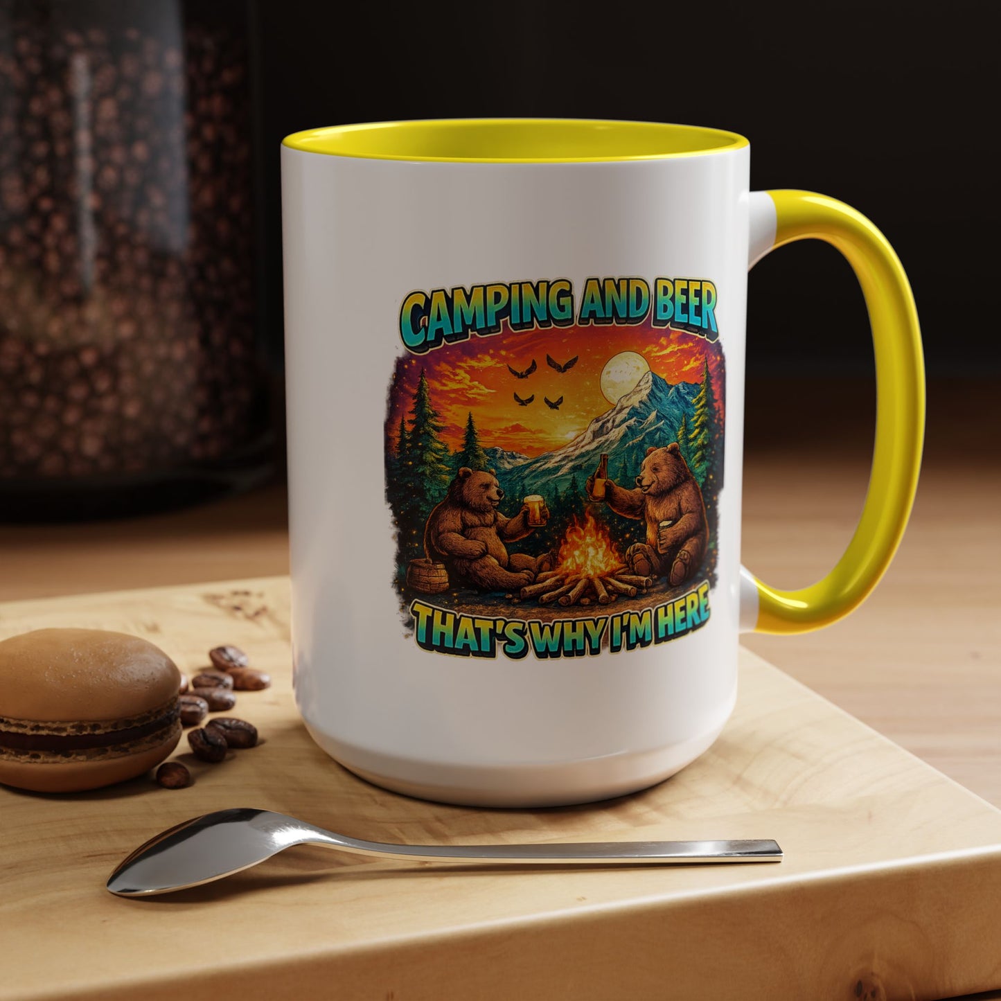 Humor Mug - Camping and Beer