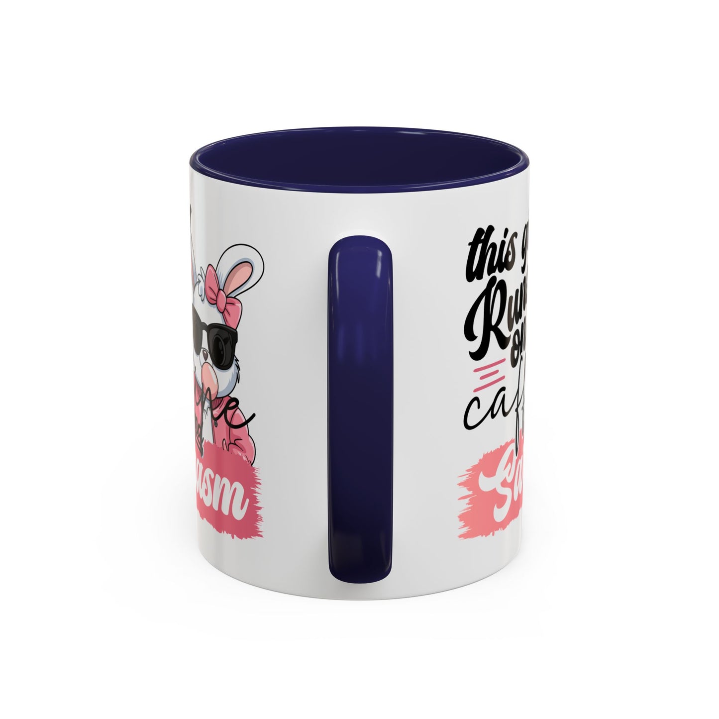 Humor Mug - This Girl Runs on Caffeine & Sarcasm