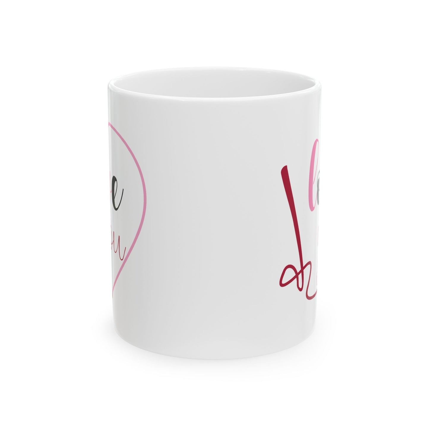 Anniversary Mug - I Love You Graphic