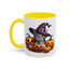 Halloween Mug - Witch Cat Hiding In Pumpkins