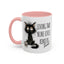 Humor Mug - Living That Nine Lives