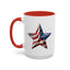 4th of July Mug - American Flag Star 3