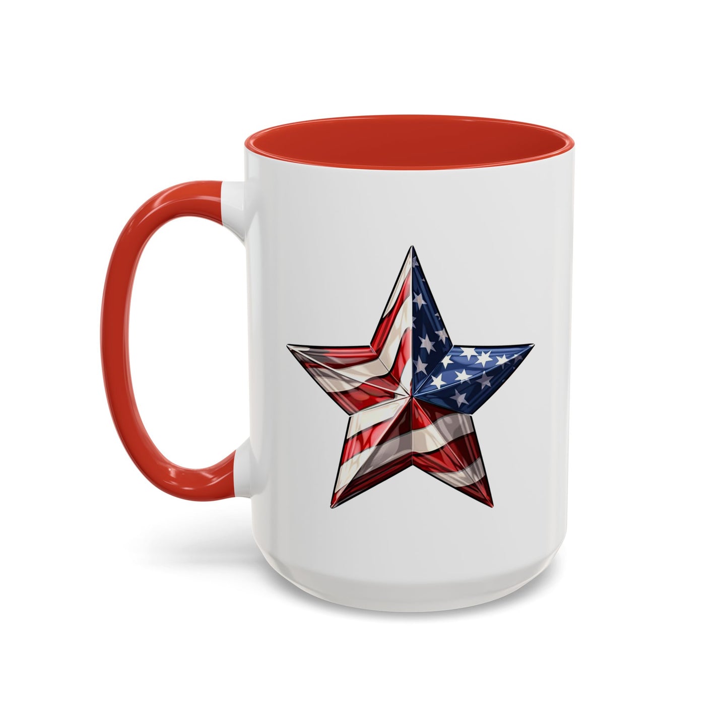 4th of July Mug - American Flag Star 3