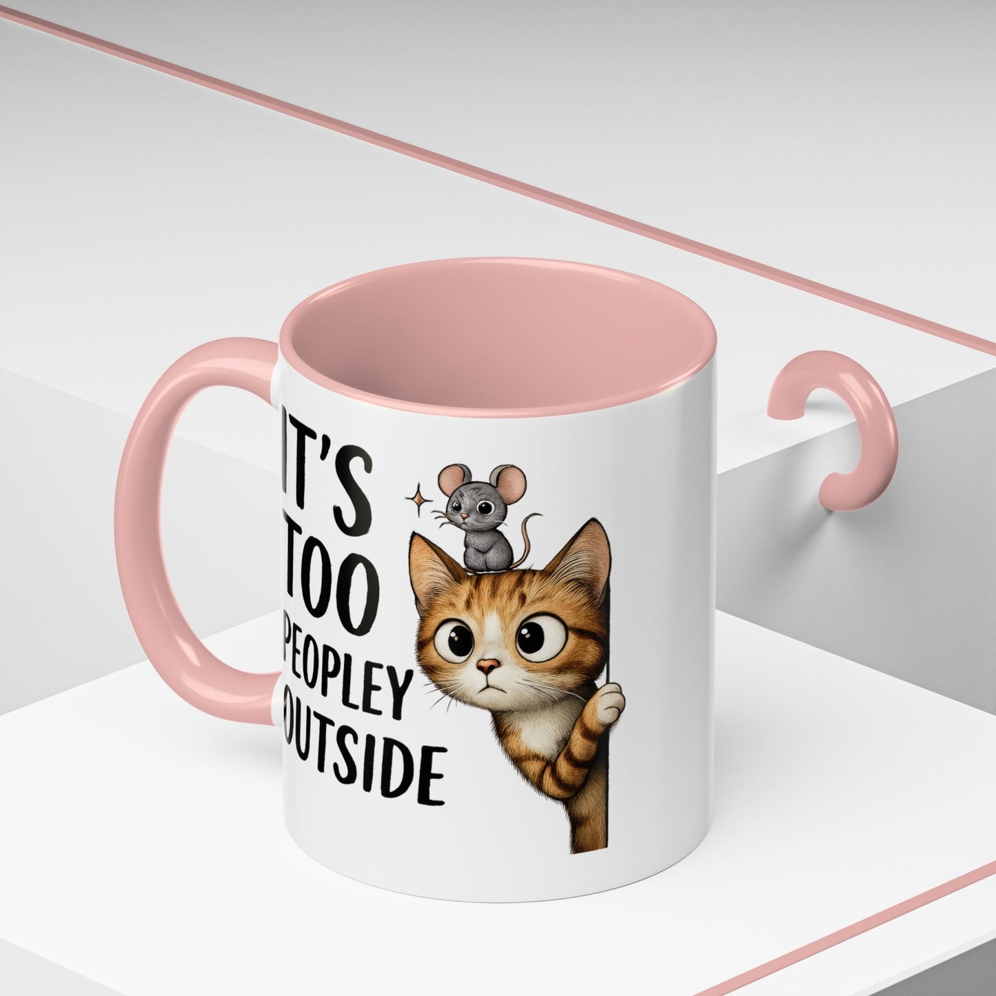 Animal Mug - It's Too Peopley Outside
