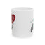 Anniversary Mug - Love You Tons Heart Elephant