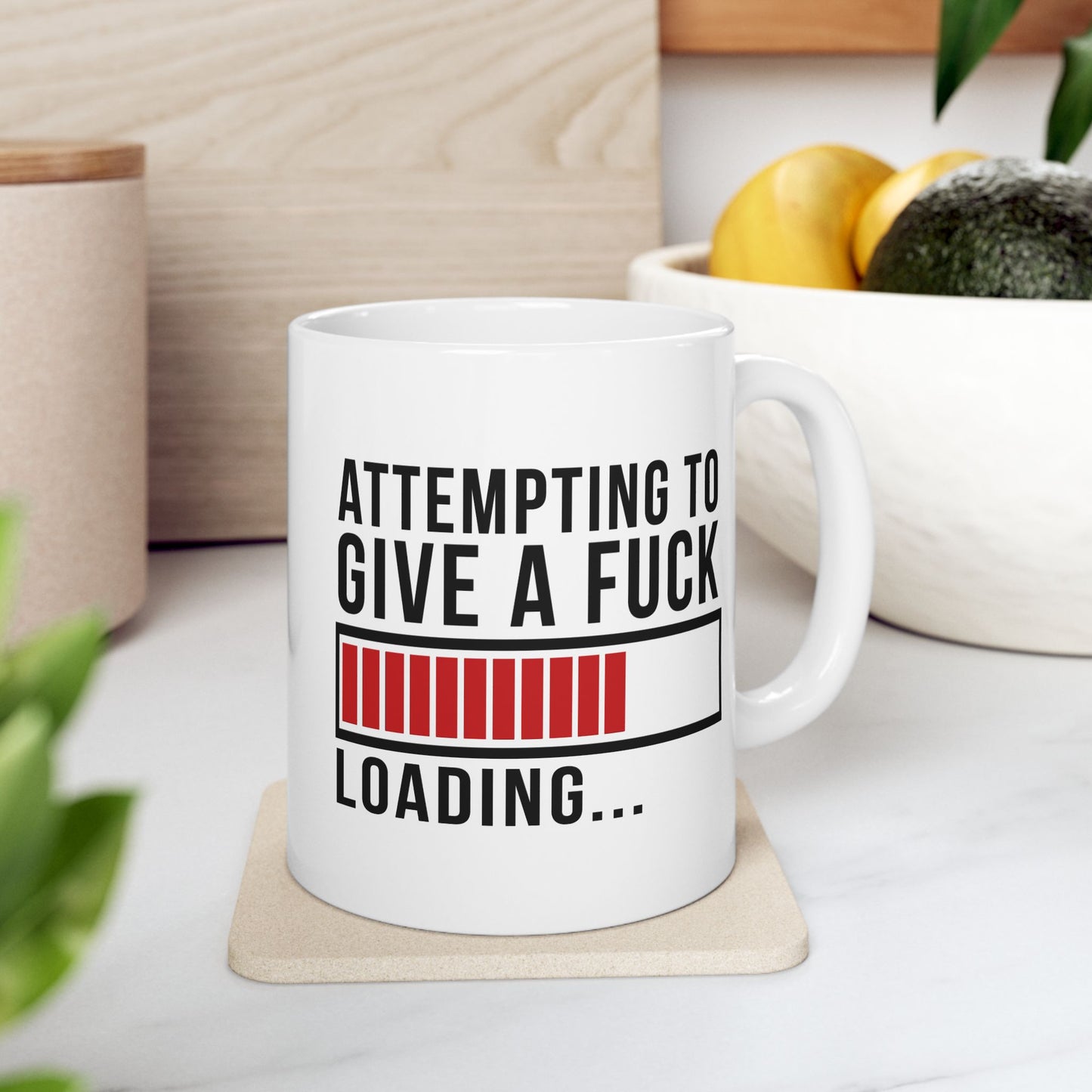 Adult Mug - Attempting To Give A Fuck