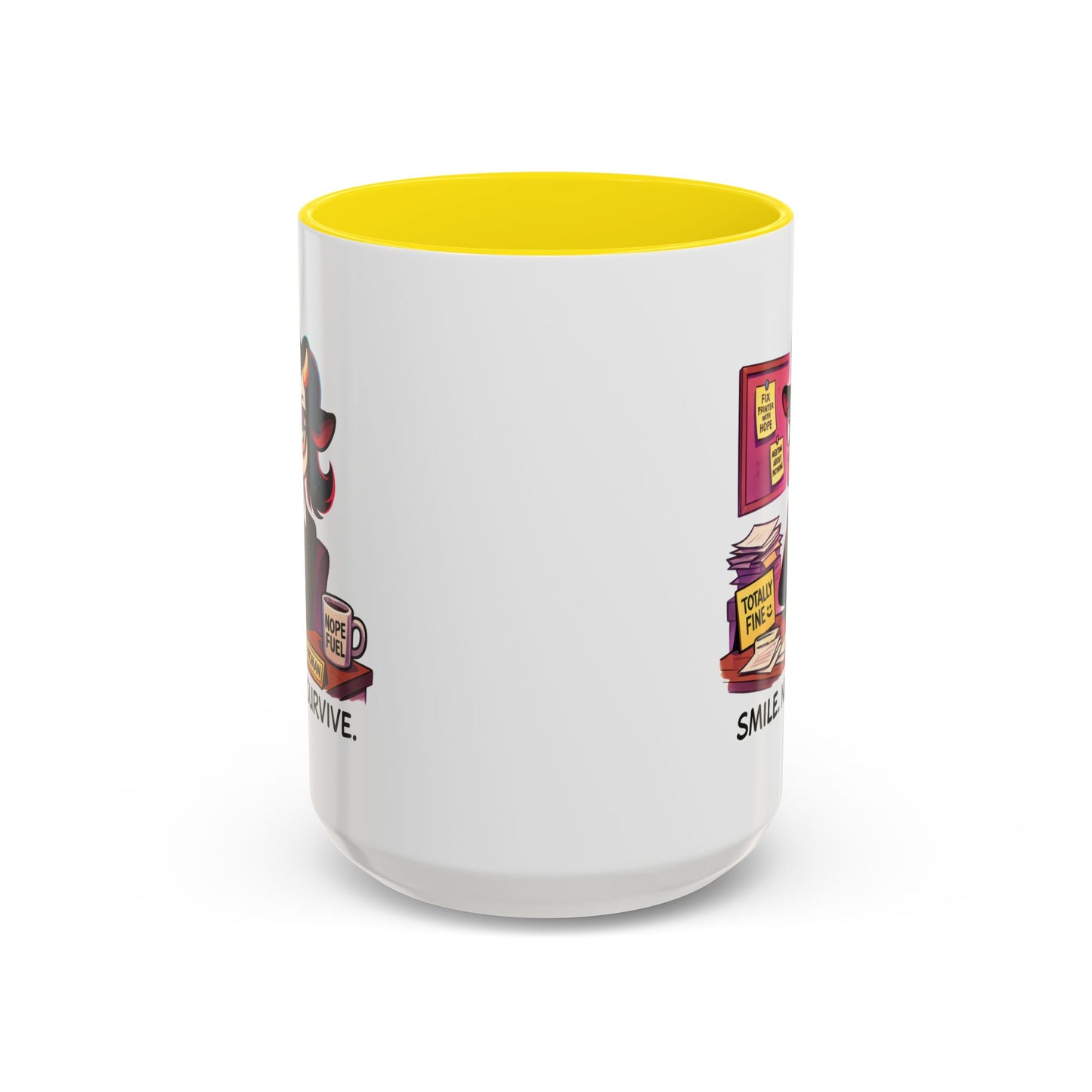 Office Mug - Smile Nod Survive