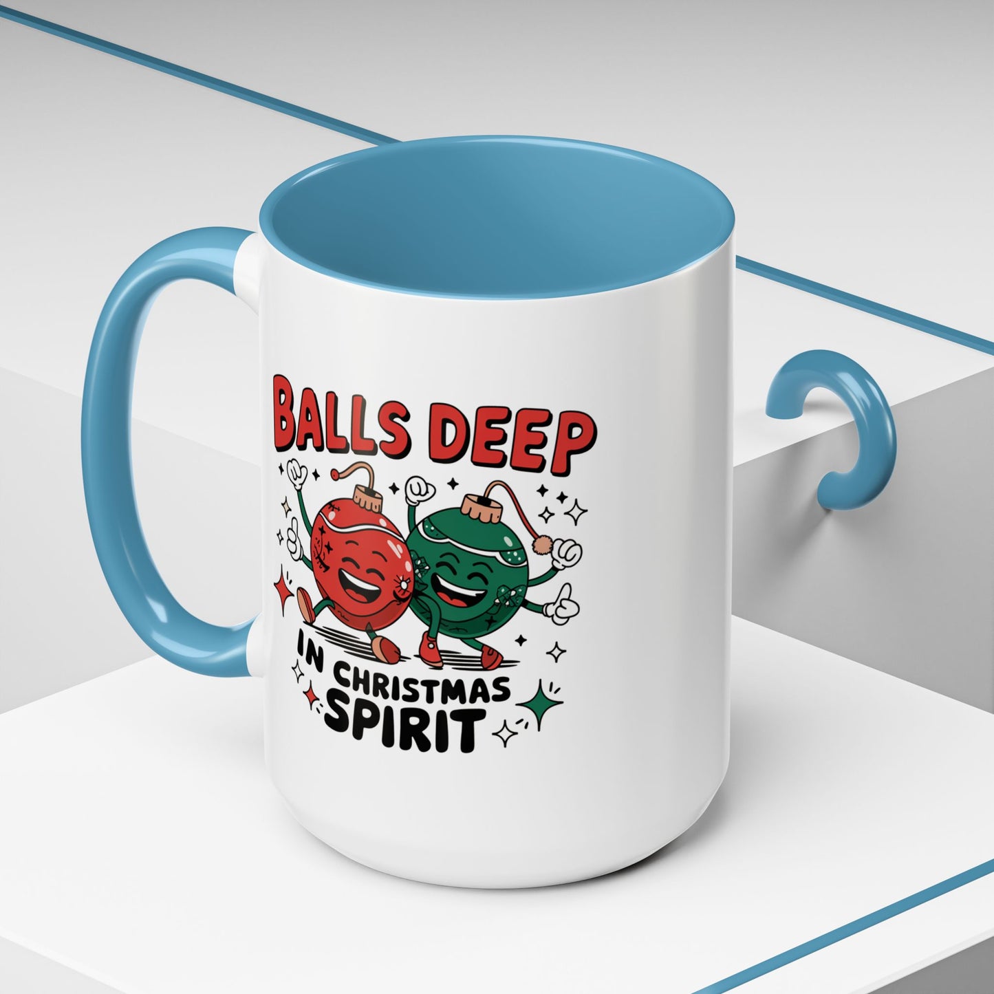 Adult Mug - Balls Deep in Christmas Spirit