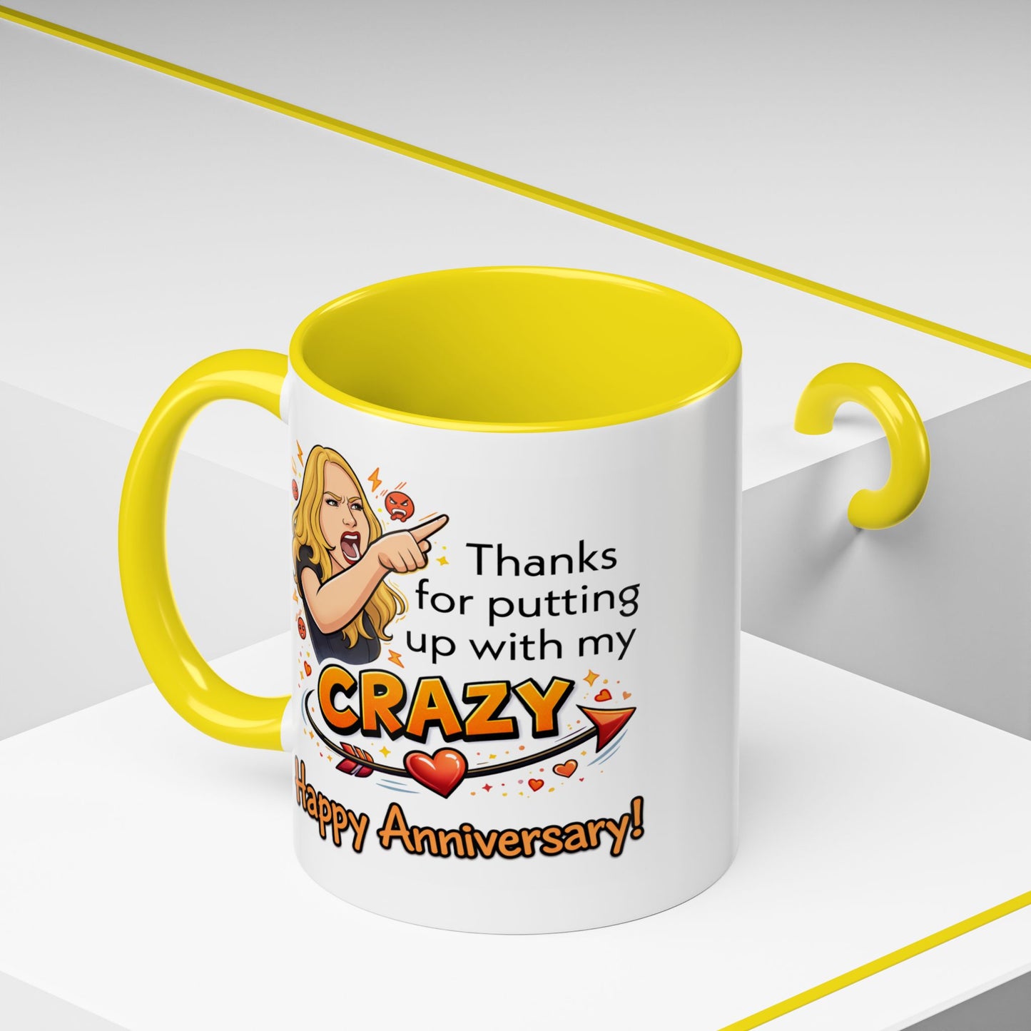 Anniversary Mug - Thanks For Putting Up