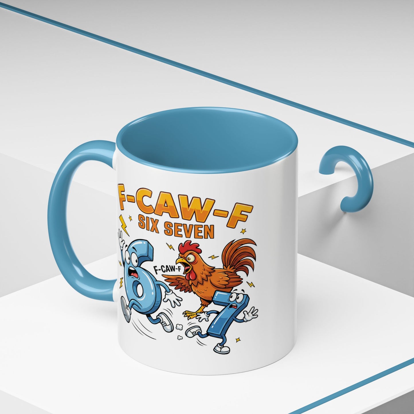 Humor Mug - F-CAW-F Six Seven