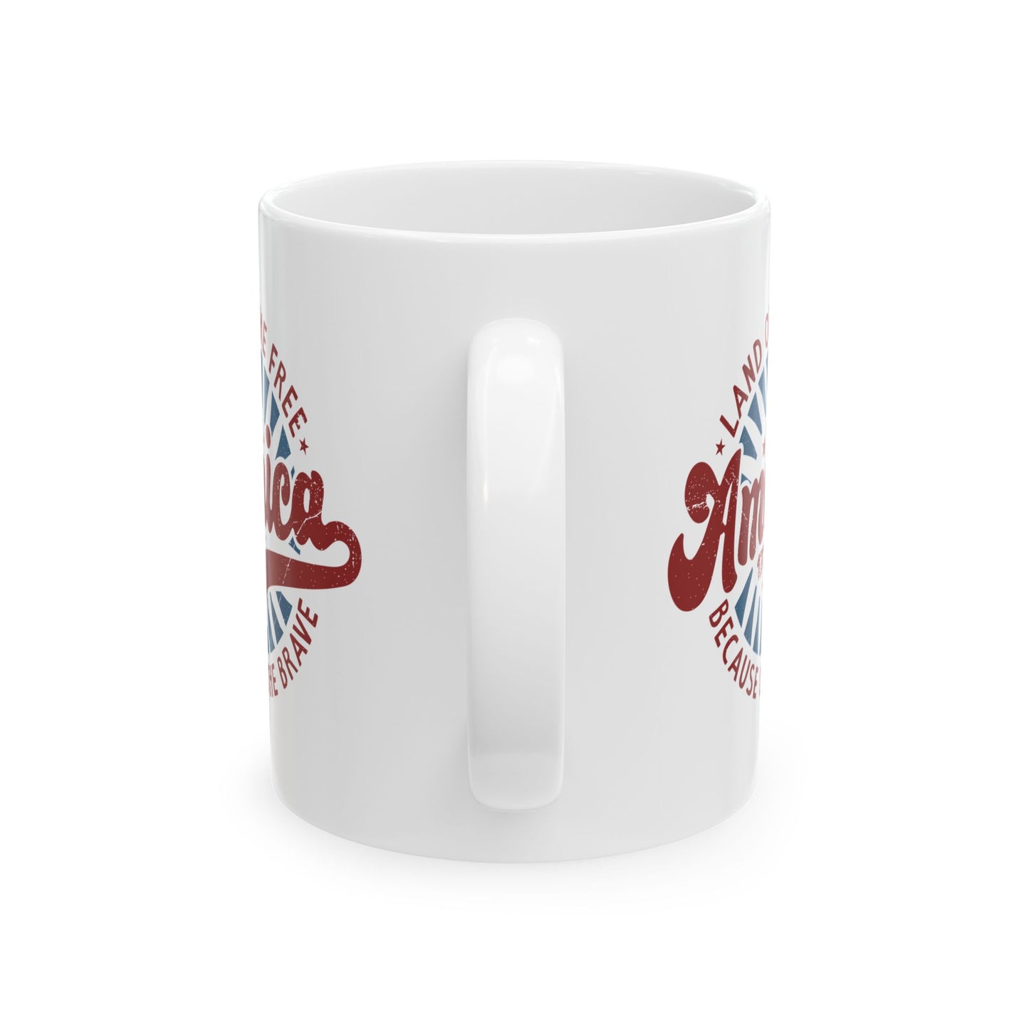 4th of July Mug - America 1776 Land of the Free
