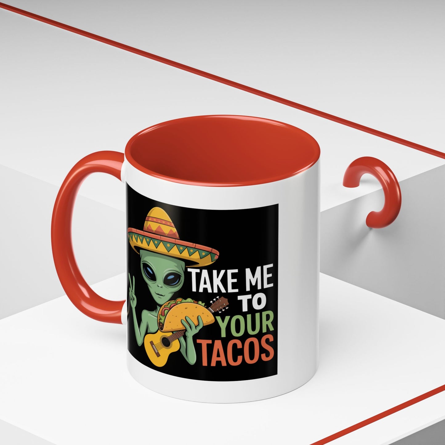 Alien Mug - Take Me To Your Tacos