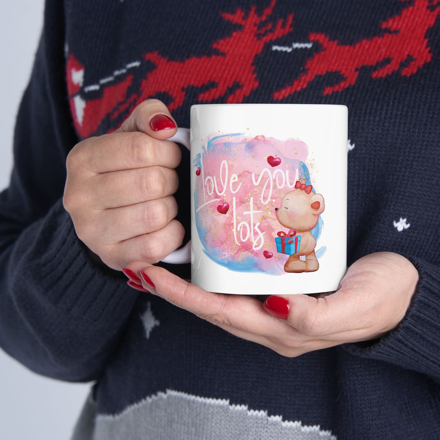 Anniversary Mug - Love You Lots Cute Bear