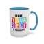 Wellness Mug - Make Yourself a Priority Colored Blocks