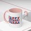4th of July Mug - Happy Birthday America Retro