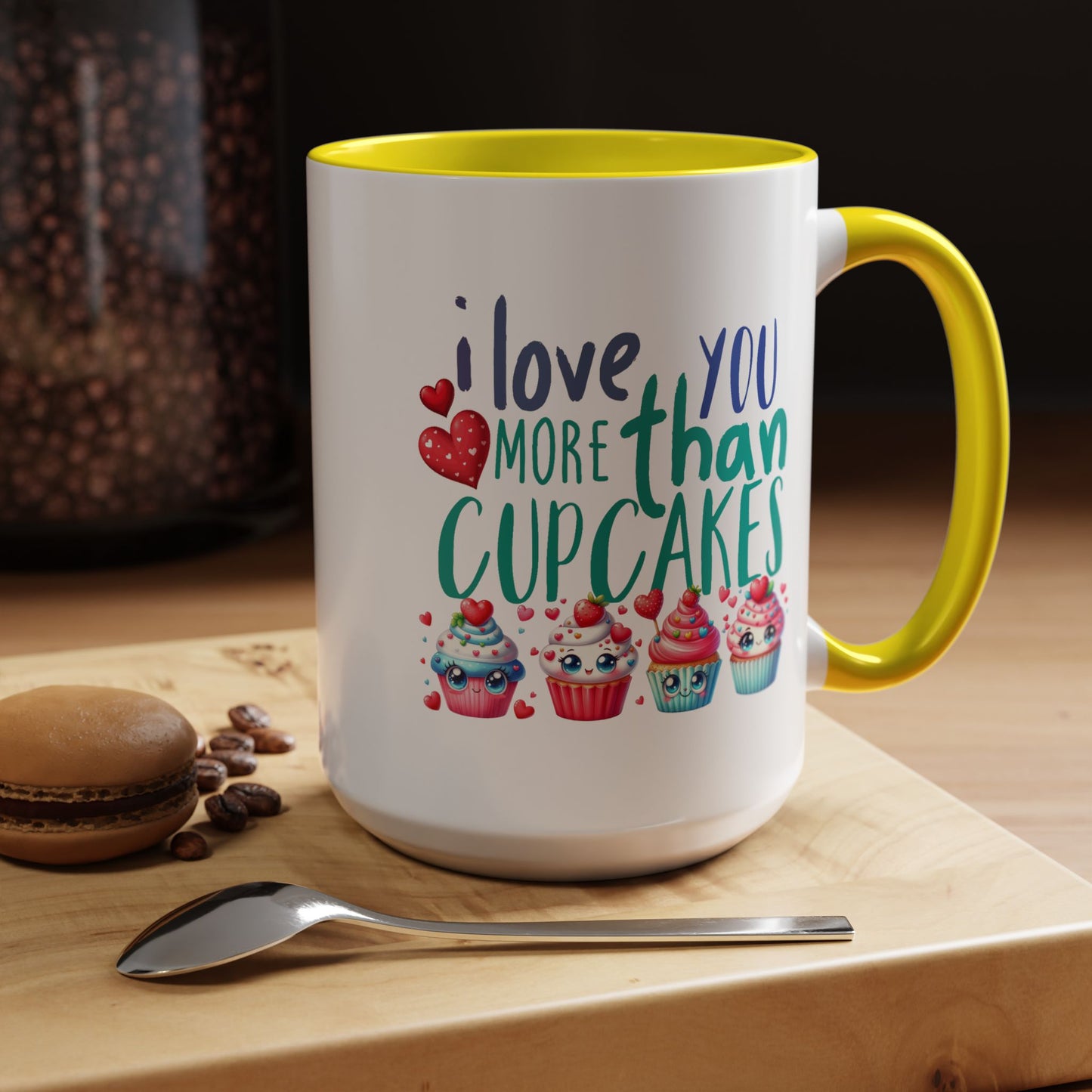 Anniversary Mug - I Love You More Than Cupcakes