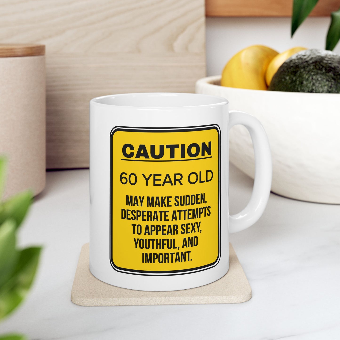 Birthday Mug - Caution 60 Year Old