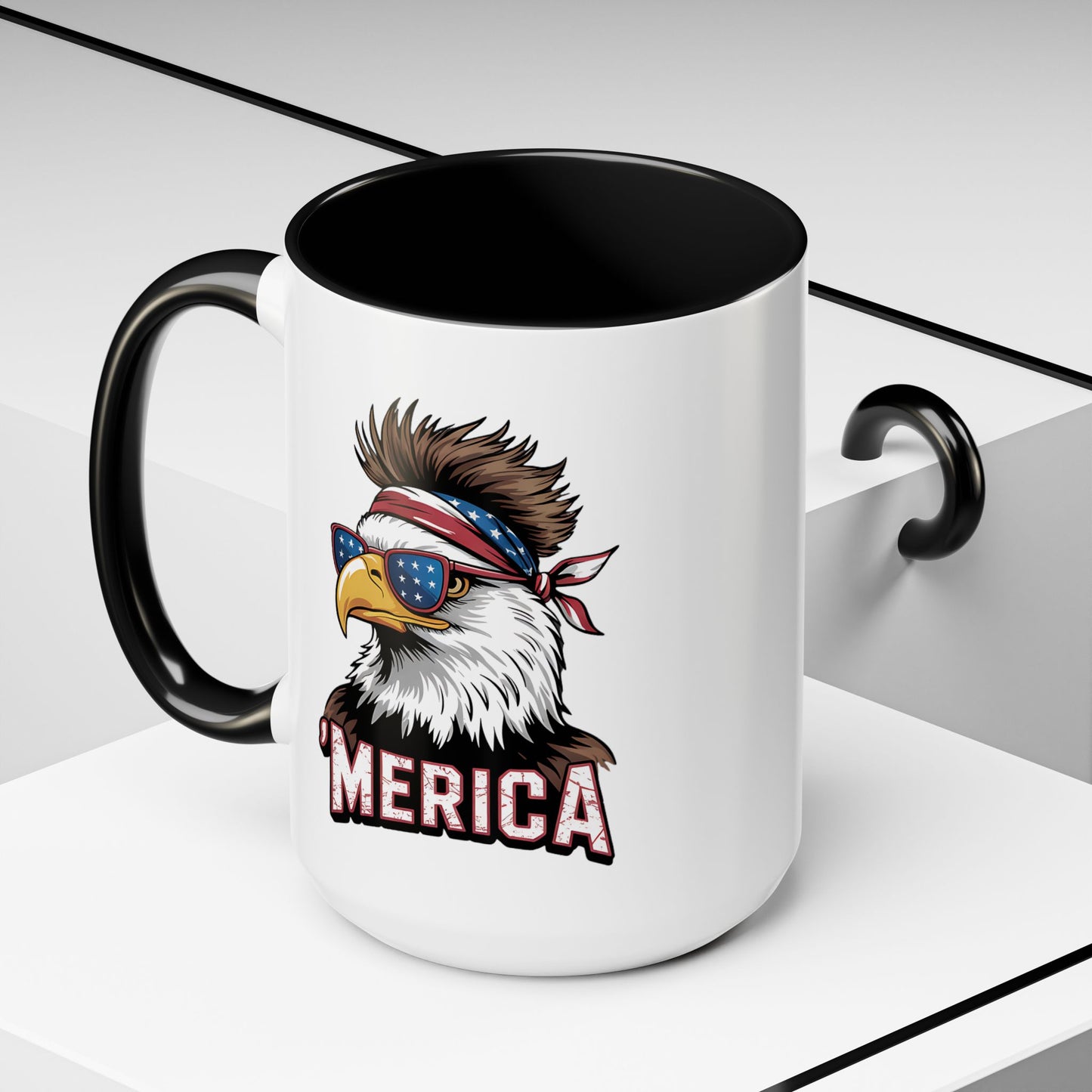 4th of July Mug - America Patriotic Eagle