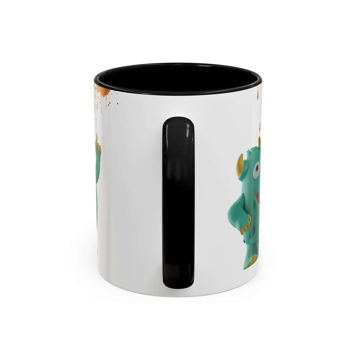 Humor Mug - Monster Drinks Coffee Spill