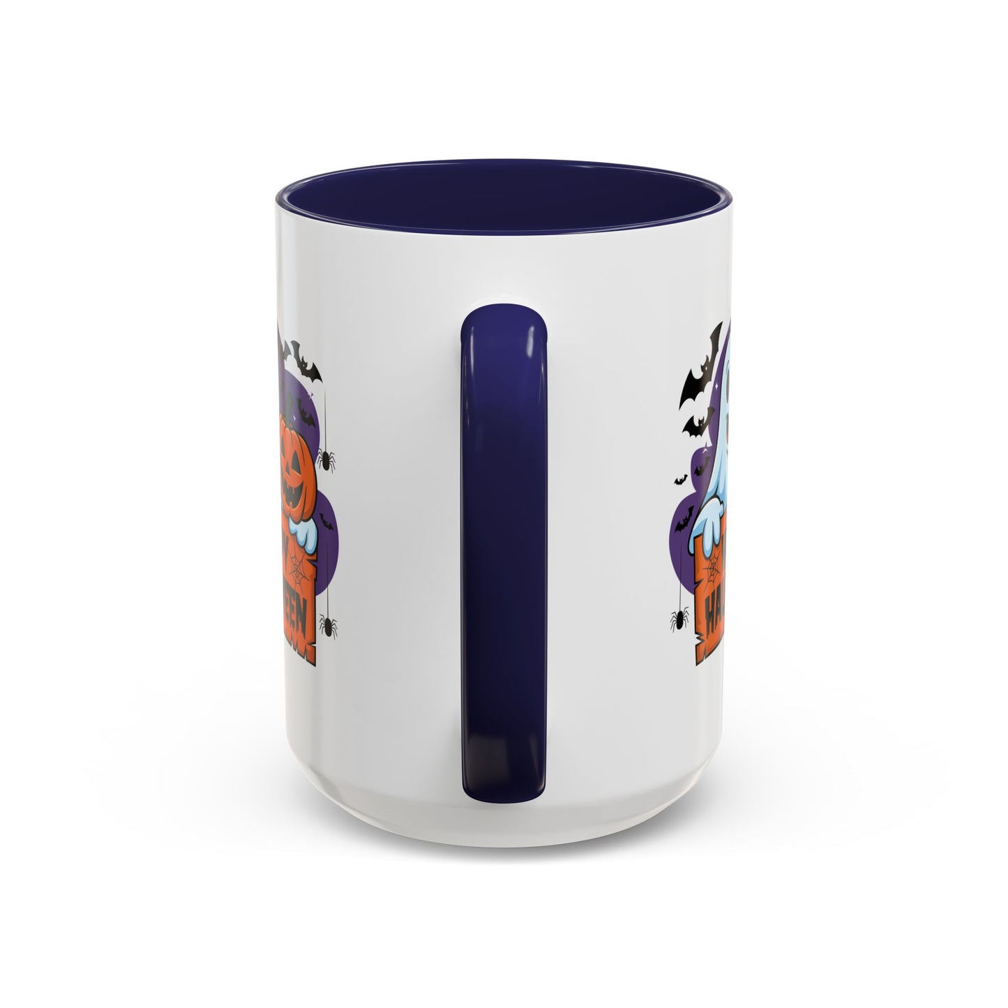 Halloween Mug - Winking Ghost With Pumpkin